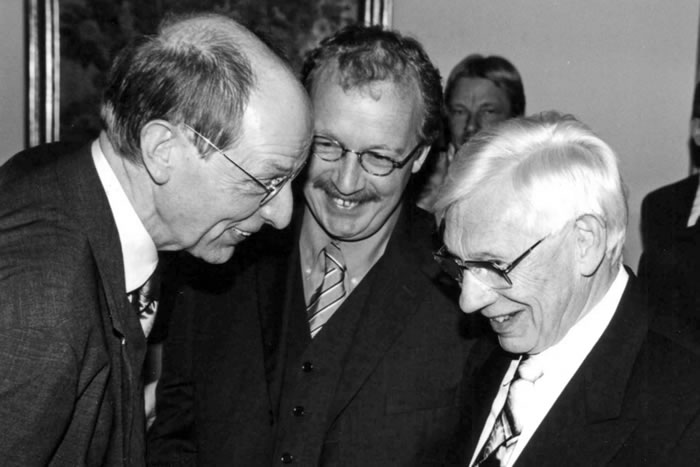 Bruno Lücke, Ludger Prinz und Friedbert Schulze im Jahr 2001